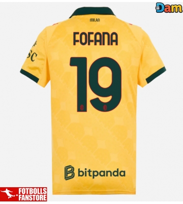 AC Milan Youssouf Fofana #19 Tredje Tröja Dam 2025-26 Kortärmad